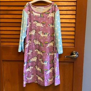 Girls Unicorn Dress size 7